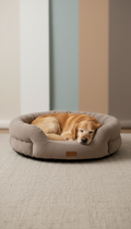 Orthopedic Donut Bed with Bolsters