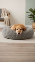 Donut Bed with Faux Fur